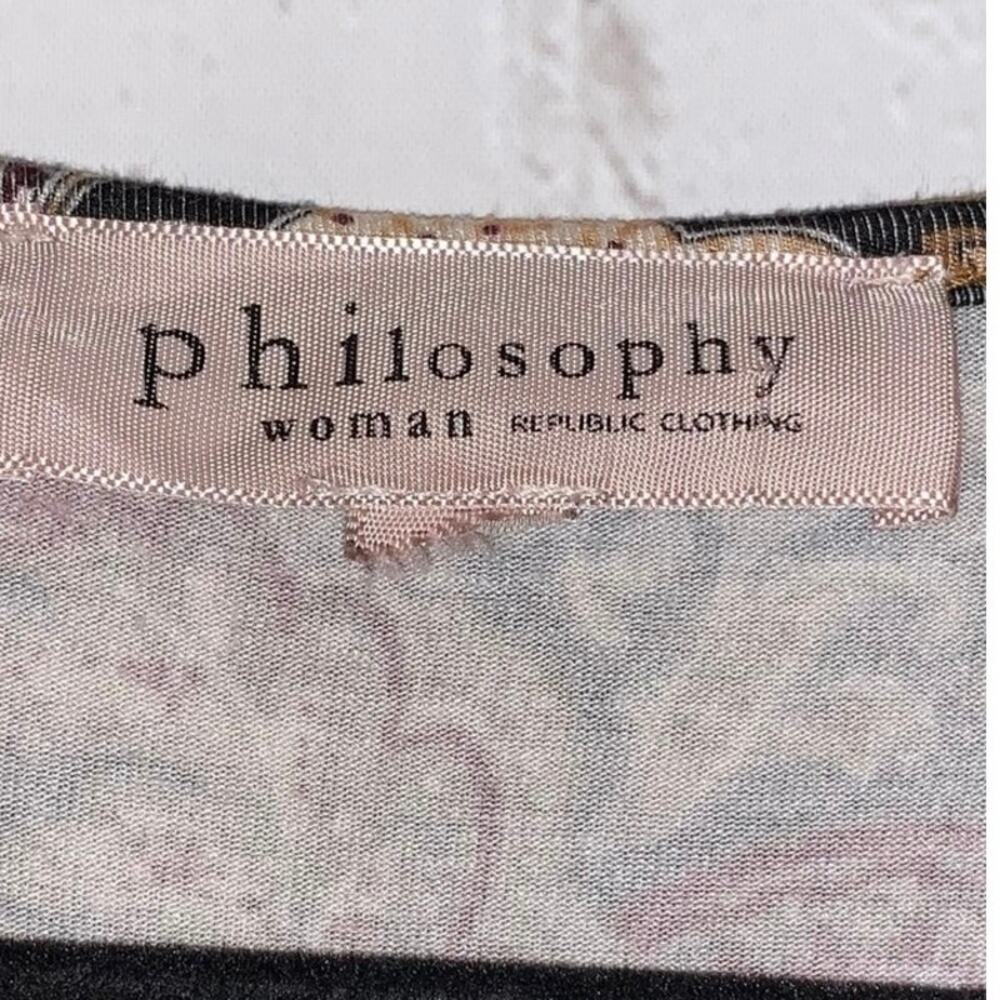 Philosophy Patterned‎ Multicolor Top - Picture 4 of 6